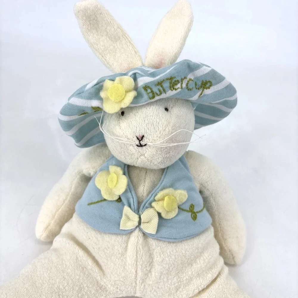 Plush Bunny LOT Bunnies By‎ The Bay BUTTERCUP Floppy & Palm Pals Baby Aurora